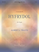 Variations on Hyfrydol Organ sheet music cover